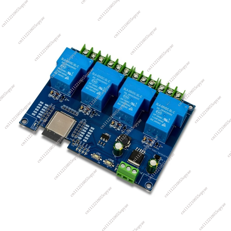 Relay Module 4 Channel - บอร์ดพัฒนา ESP32E โมดูลรีเลย์ 4 ช่อง 30A,