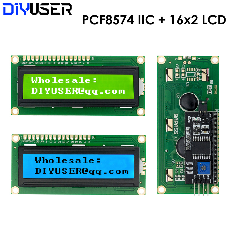 Lcd 1602 - LCD1602 1602 โมดูลจอแอลซีดีสีฟ้า/สีเหลืองสีเขียวหน้าจอ 16x2 จอแสดงผล LCD
