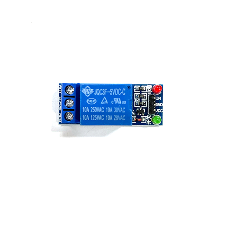Relay Module 1 Channel - 50 ชิ้น 1 ช่องโมดูลรีเลย์ 5V/12V/24V พร้อมไฟแสดงสถานะบอร์ดขยายรีเลย์ระดับต่ำ