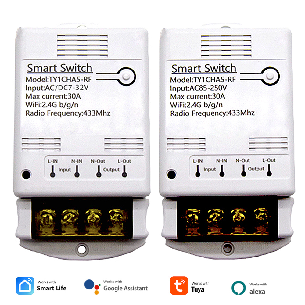 Ir Remote Module - Wifi 30A โมดูลรีเลย์ 85-250V 220V 7-32V