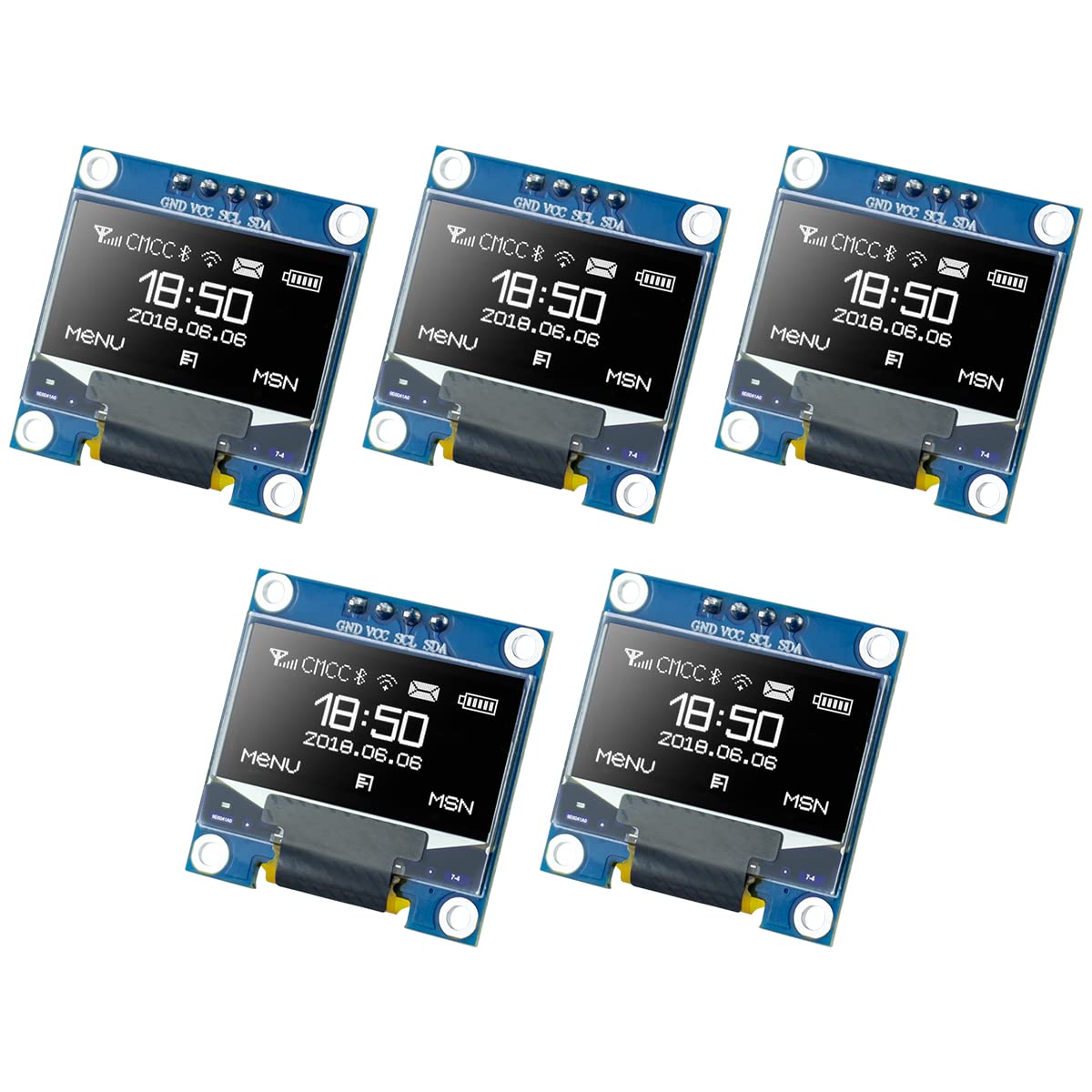 Ssd1306 - 0.96 นิ้ว OLED I2C IIC โมดูลจอแสดงผล