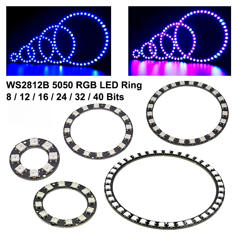 Ws2812B - หลอดไฟ LED อัจฉริยะ SMD5050 RGB Pixel