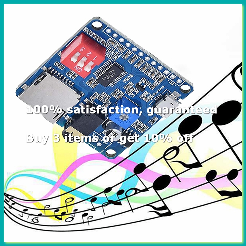 Sd Card Module - DY-SV5W โมดูลเล่นเสียงสำหรับเครื่องเล่นเพลง MP3 เครื่องขยายเสียงเล่นเสียง 5W SD/การ์ด