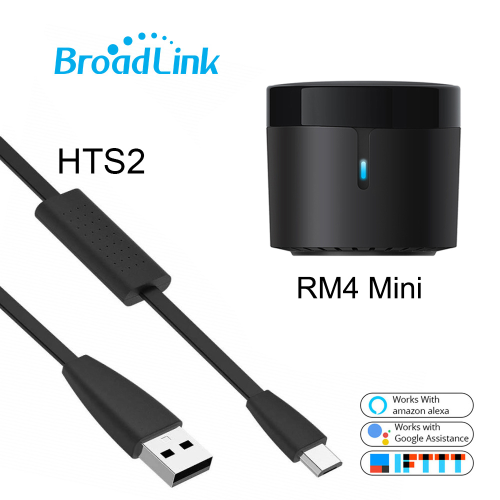 Ir Remote Module - รีโมทคอนโทรลอัจฉริยะ Broadlink RM4 Mini อินฟราเรดอเนกประสงค์ รองรับเสียงและภาพ