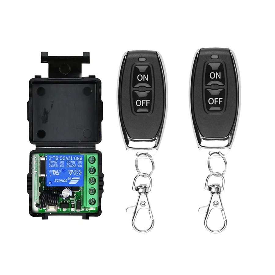 Ir Remote Module - รีโมทคอนโทรลประตูอเนกประสงค์ RF 433Mhz สวิตช์รีเลย์ 10A ตัวรับสัญญาณขนาดเล็ก