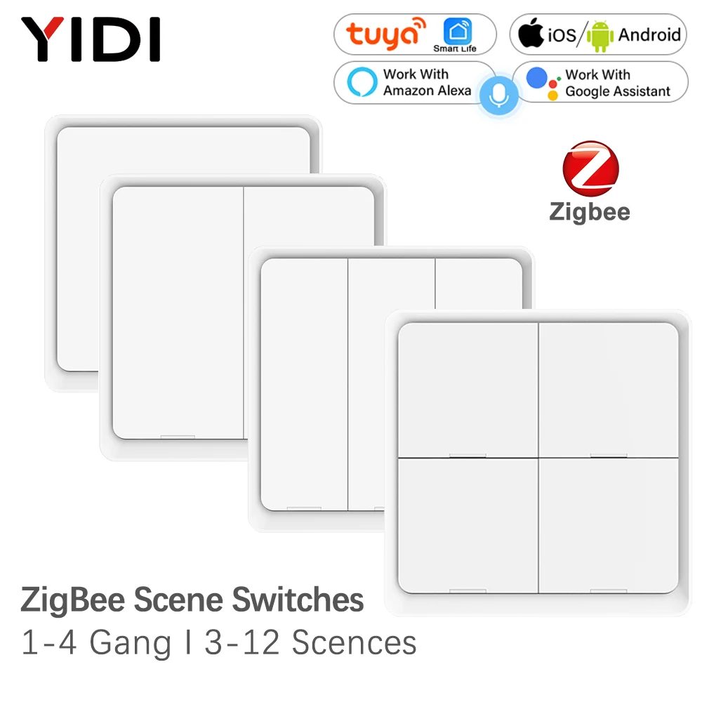 Relay Module 1 Channel - ZigBee ไร้สาย4 Gang 12 Scene สวิตช์