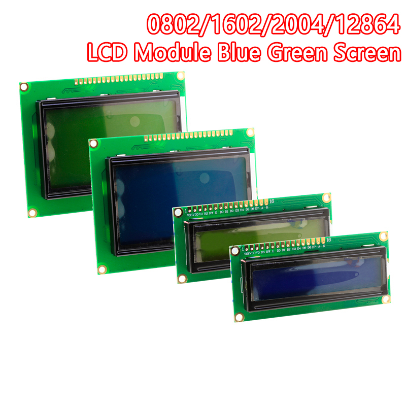 Lcd 1602 - โมดูล LCD สีฟ้าสีเขียวสำหรับ Arduino 0802 1602