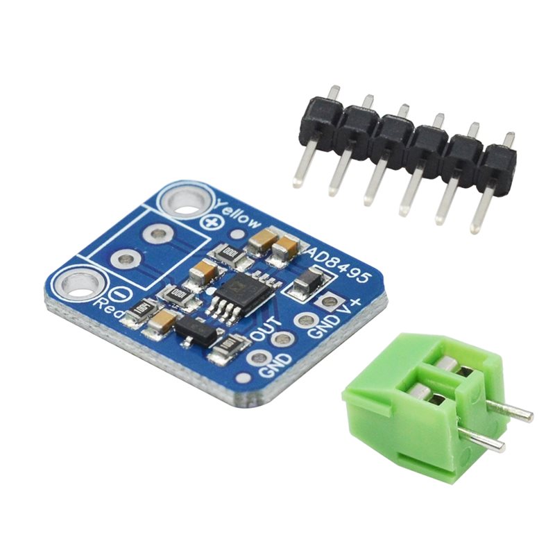 Thermocouple Module K Type - คุณภาพสูง AD8495 โมดูลเครื่องขยายเสียง-1PCS เครื่องขยายเสียงเอาต์พุตแบบอะนาล็อกเทอร์โมคัปเปิลชนิด K