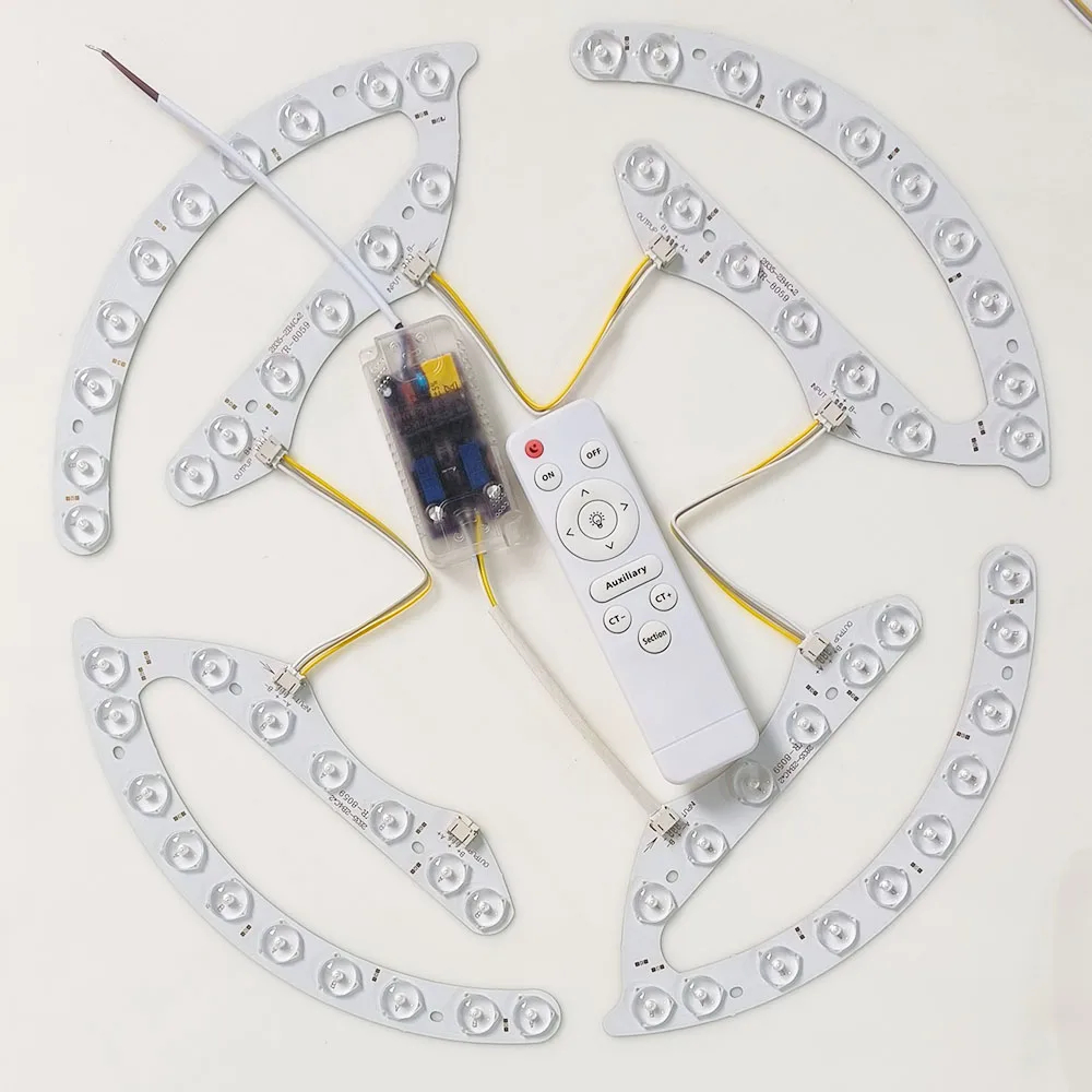Ir Remote Module - ไฟโมดูลเลนส์ LED DIY ประกอบด้วยไดร์เวอร์รีโมทคอนโทรลอินฟราเรด 220V IR