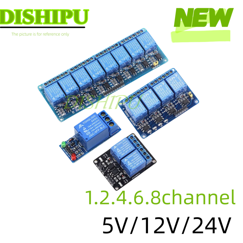 Relay Module 4 Channel - โมดูลรีเลย์ DC 5V 12V 24V 1