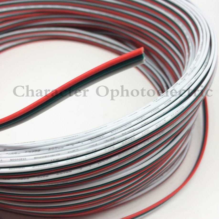 Ws2812B - 2เมตร5เมตร10เมตร20เมตรทองแดงกระป๋อง22AWG 3ขาสายพีวีซีฉนวนลวด3จุด22 awgลวดควั่นสายไฟฟ้าสำหรับws2812b ws2811แถบ