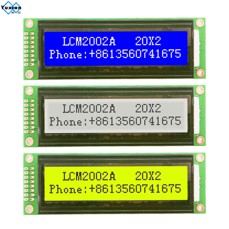 Lcd 1602 - โมดูลจอแสดงผล LCD 20X2 I2C 2002A ที่เข้ากันได้