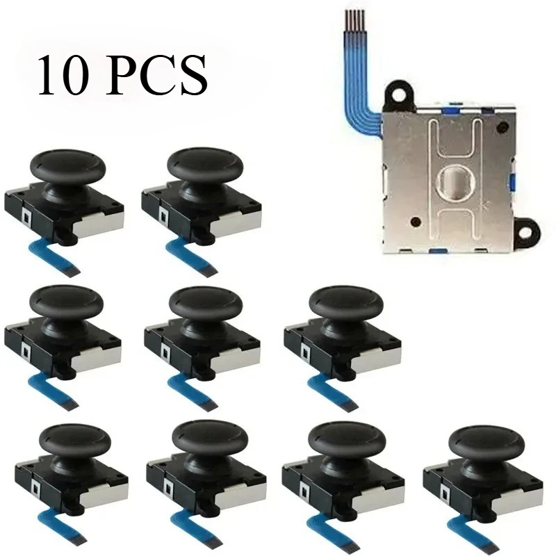 Joystick Module - 10 ชิ้น/เซ็ตเปลี่ยน Analog จอยสติ๊ก ThumbStick ปุ่มโมดูลสําหรับ