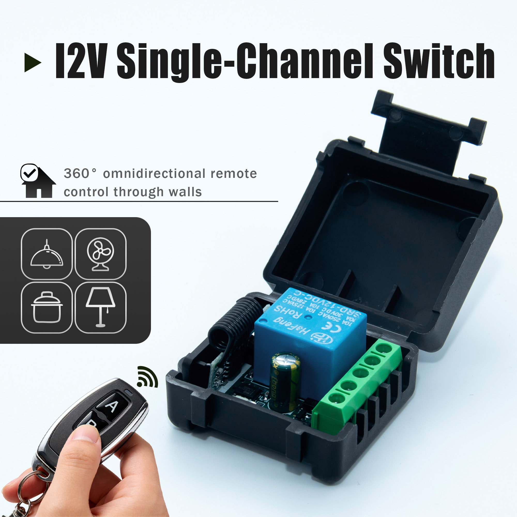 DC 12V 433MHz สวิตช์ควบคุมระยะ - Joystick Module บทวิจารณ์และราคา