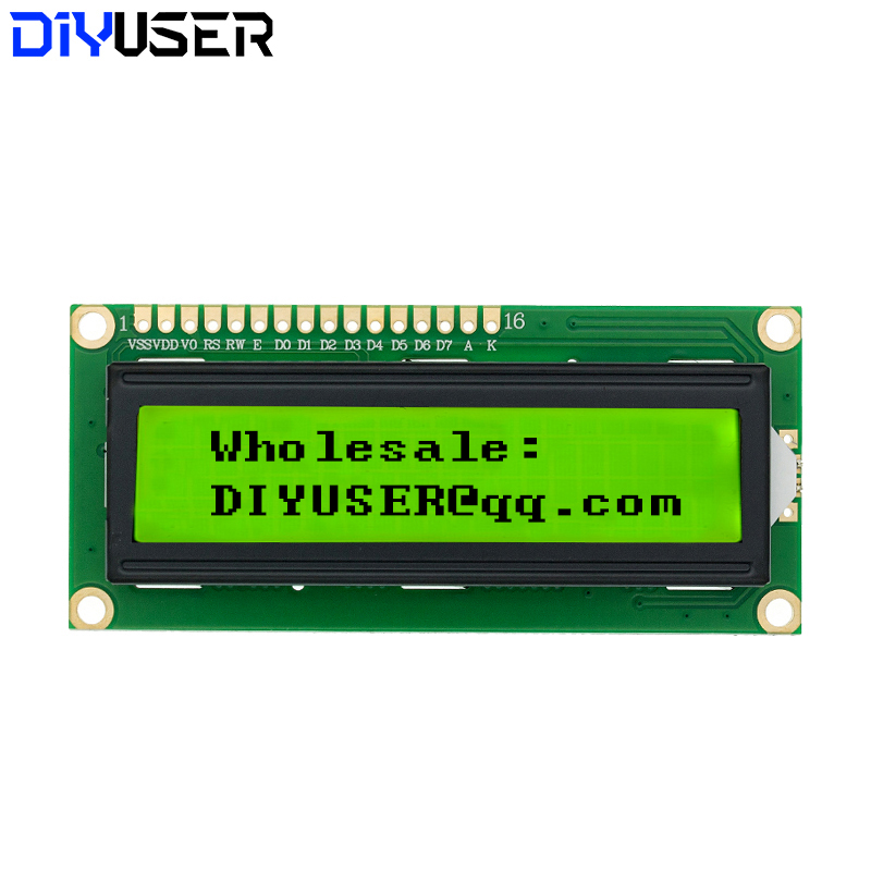 LCD1602 1602 โมดูลจอแอลซีดีสีฟ - Lcd 1602 บทวิจารณ์และราคา