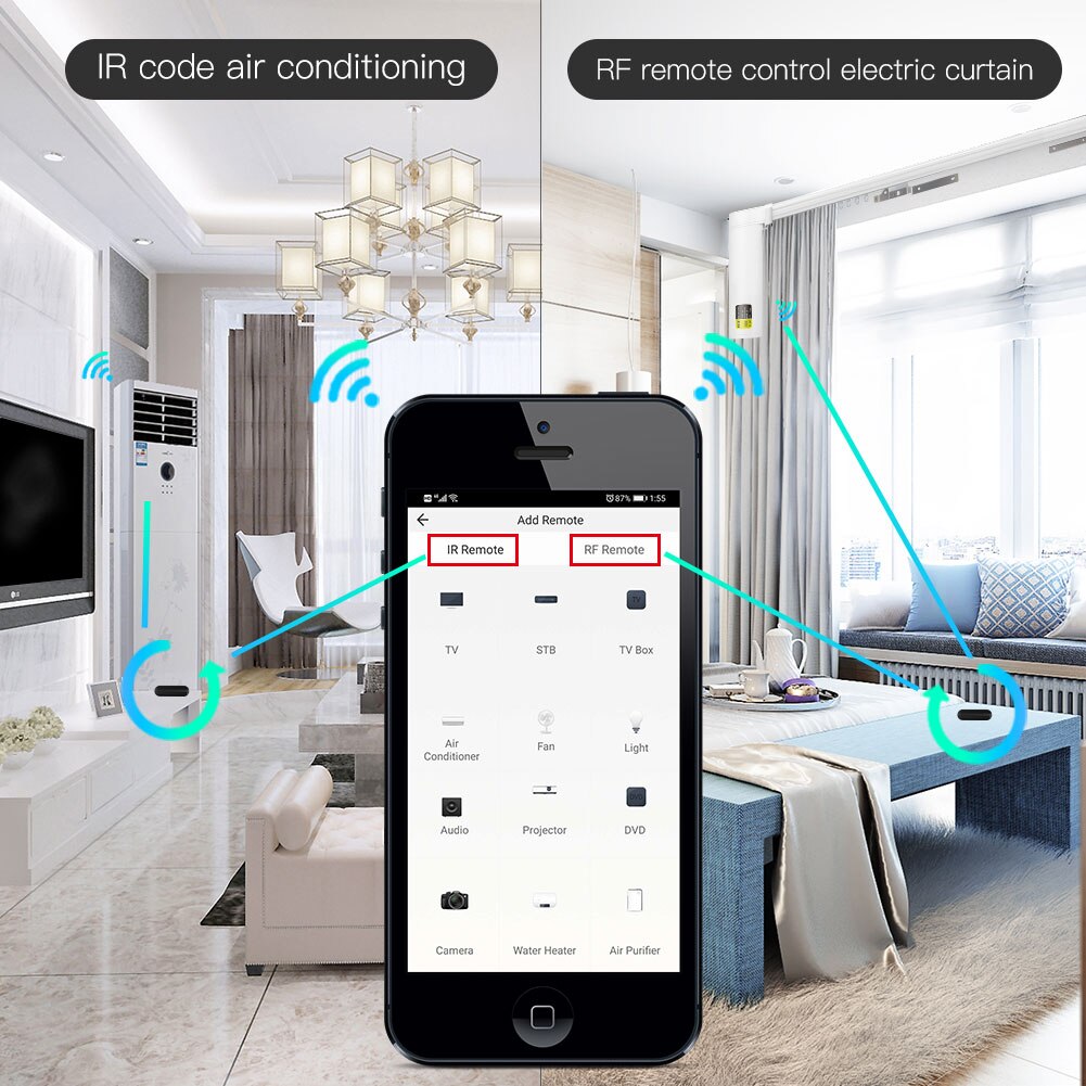 รีโมทอเนกประสงค์ MOES Tuya WiF - Ir Remote Module บทวิจารณ์และราคา