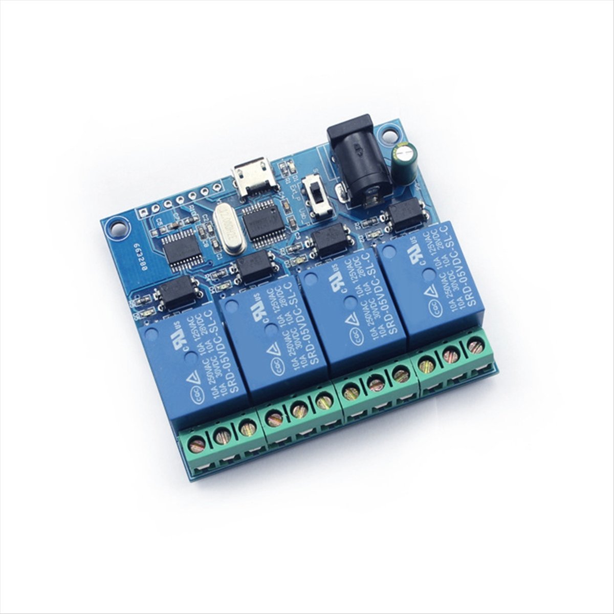 AT42 โมดูลรีเลย์ USB 4 ช่อง LC - Relay Module 4 Channel บทวิจารณ์และราคา