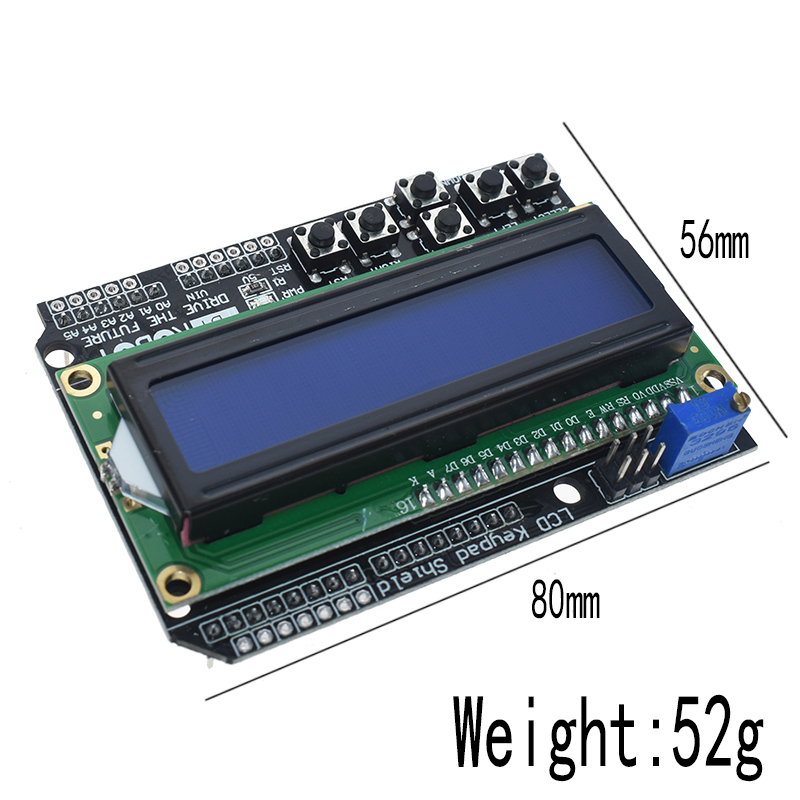 1PCSปุ่มกดLCD LCD1602 โมดูลLCD - Lcd 1602 บทวิจารณ์และราคา