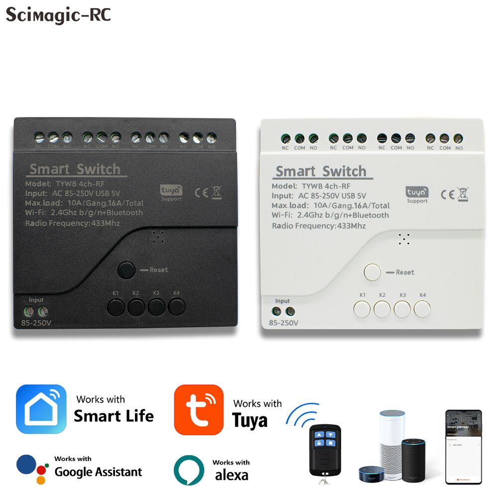 โมดูลสวิตช์อัจฉริยะ Tuya 4 ช่อ - Relay Module 4 Channel บทวิจารณ์และราคา