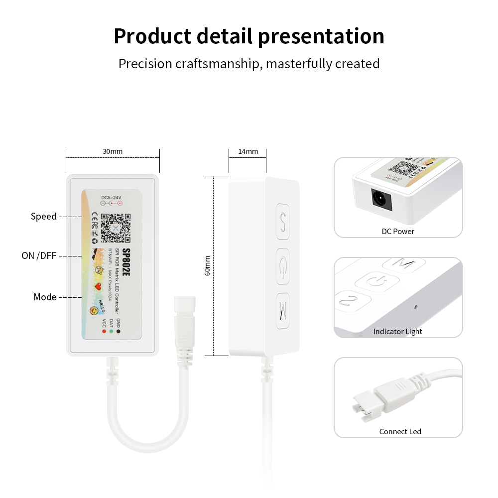 WS2812B WS2812 RGB LED ดิจิตอล - Ws2812B Strip 5V บทวิจารณ์และราคา