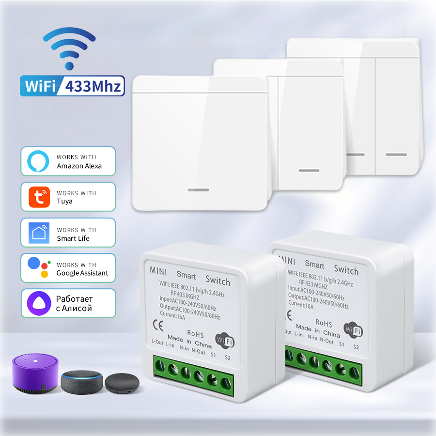 Wifi RF 433MHz สมาร์ทสวิทช์ Tu - Ir Remote Module บทวิจารณ์และราคา