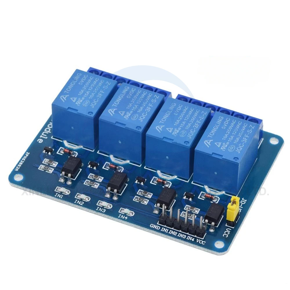 5/12V 1/2/4/6/8 ช่องรีเลย์โมดู - Relay Module 4 Channel บทวิจารณ์และราคา
