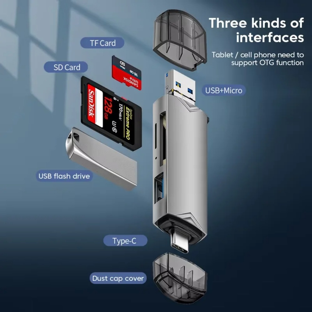 เครื่องอ่านการ์ด USB 3.0 OTG 6 - Sd Card Module บทวิจารณ์และราคา