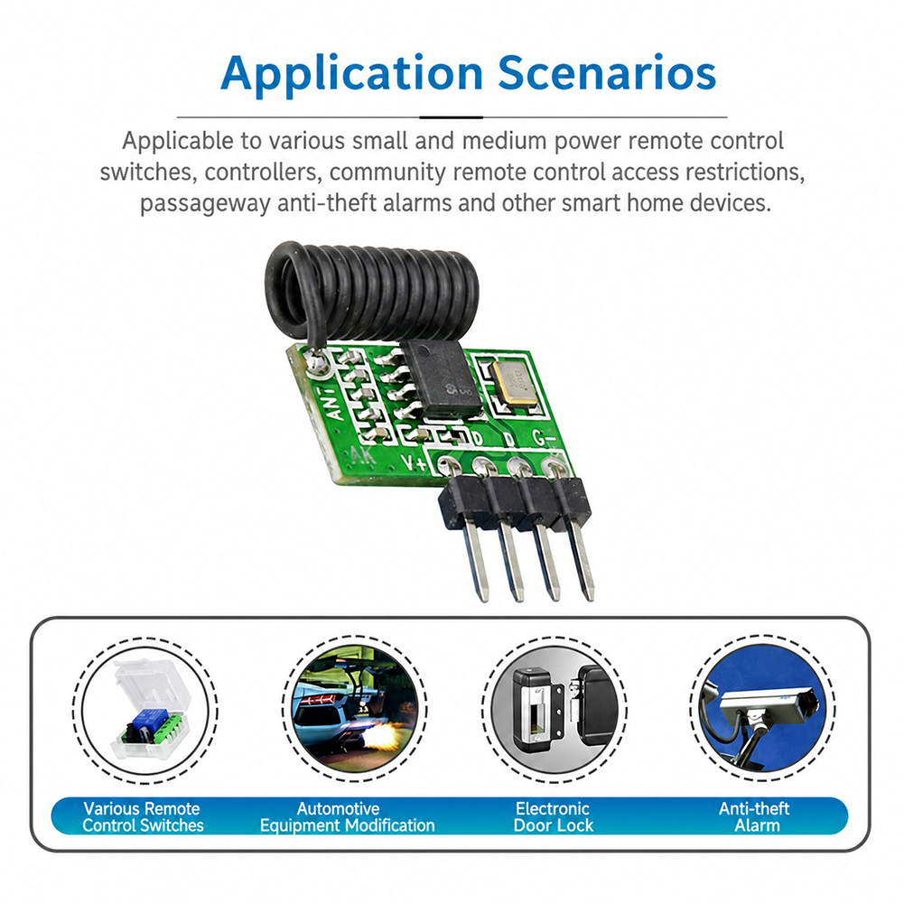 315MHz/433MHz ซูเปอร์เฮเทอโรได - Ir Remote Module บทวิจารณ์และราคา