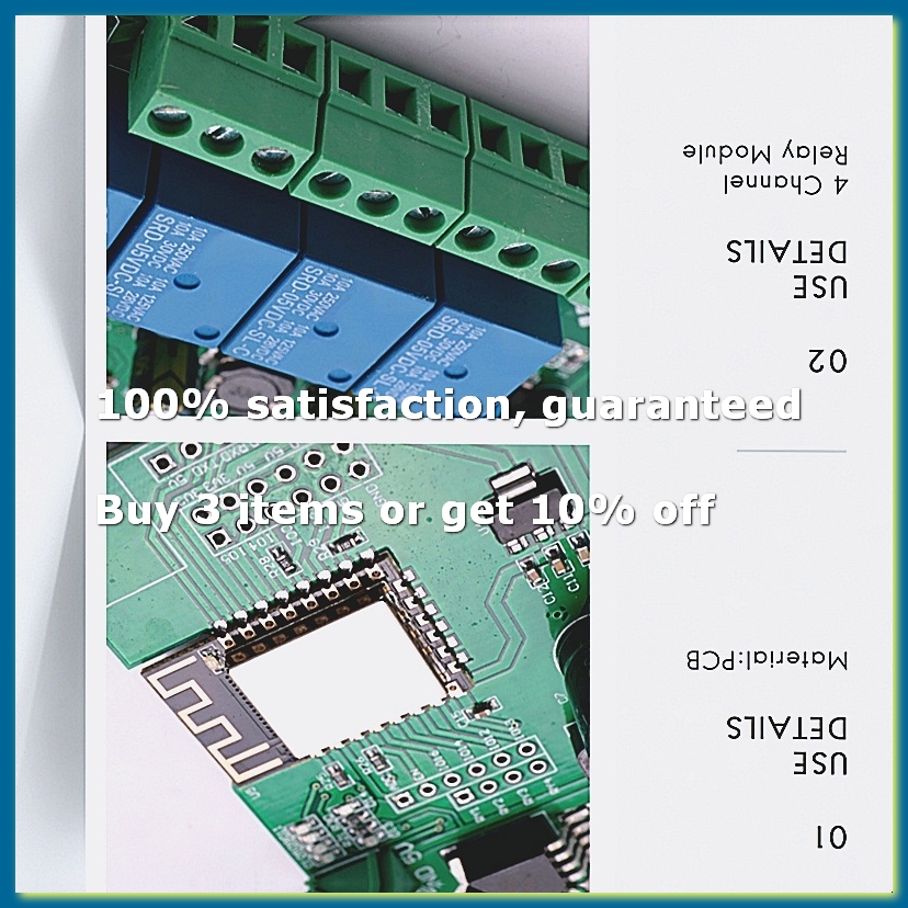 ESP8266 ไร้สาย WIFI 4 ช่องรีเล - Relay Module 4 Channel บทวิจารณ์และราคา