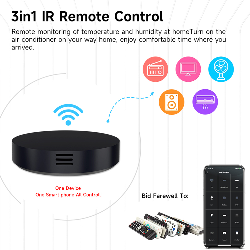 รีโมทอินฟราเรด 3-in-1 แบบ WiFi - Ir Remote Module บทวิจารณ์และราคา