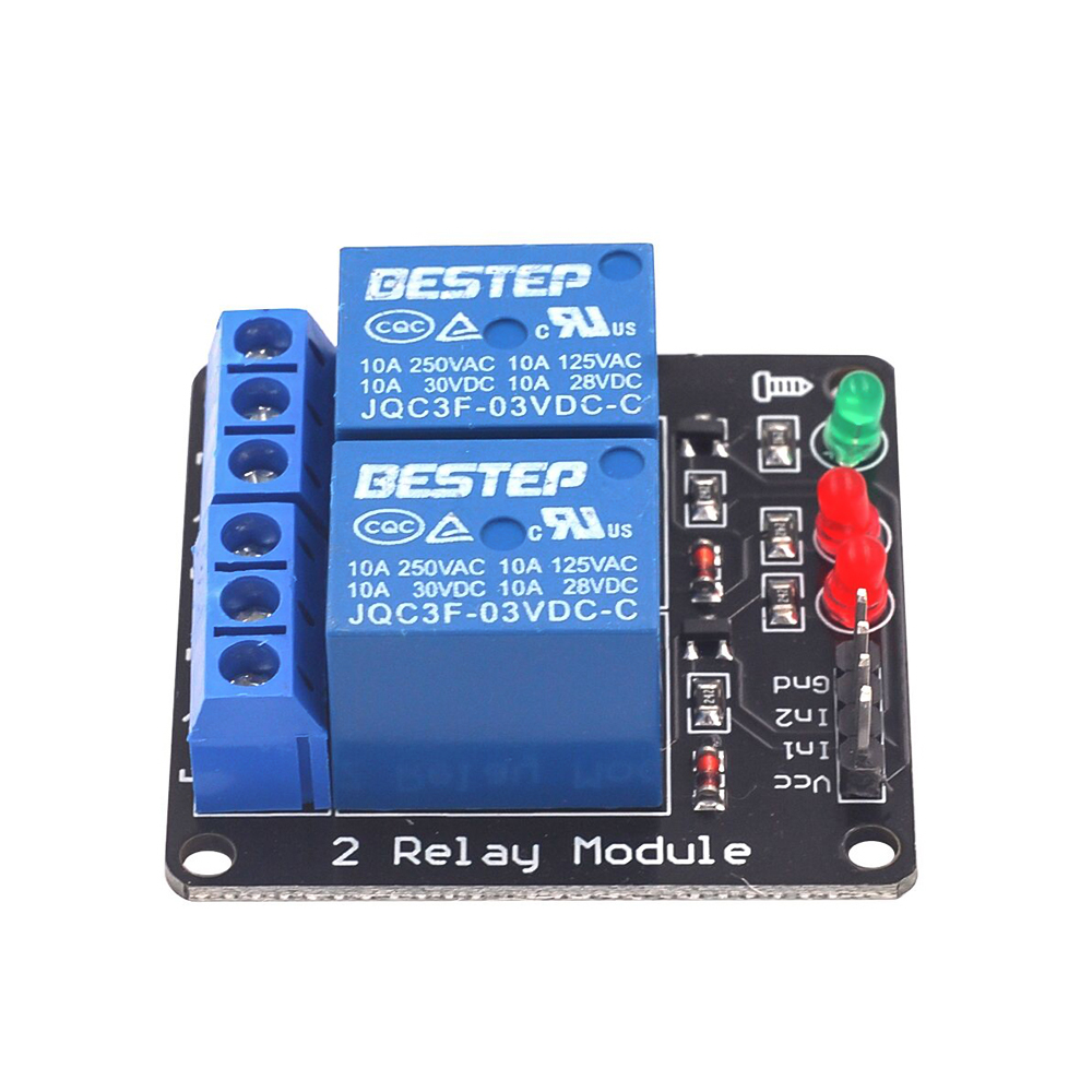 โมดูลรีเลย์ส่องสว่างแบบทริกเกอ - Relay Module 4 Channel บทวิจารณ์และราคา