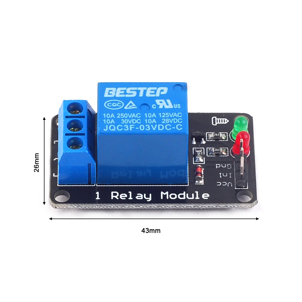 โมดูลรีเลย์ส่องสว่างแบบทริกเกอ - Relay Module 4 Channel บทวิจารณ์และราคา